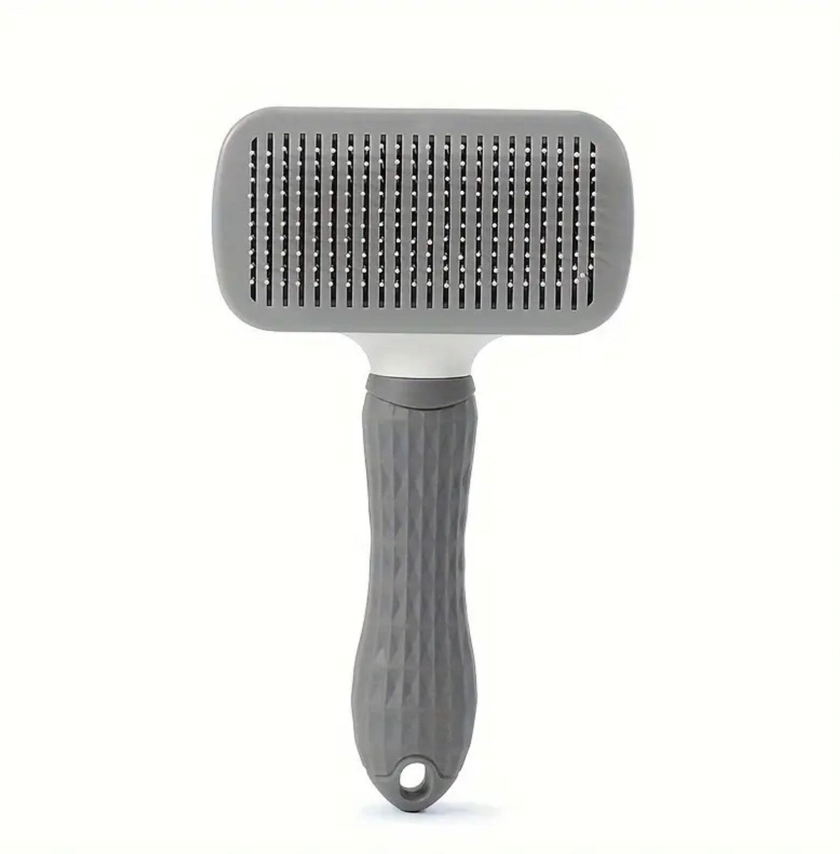 FurStyle pet grooming brush for dogs and cats with self-cleaning fur removal