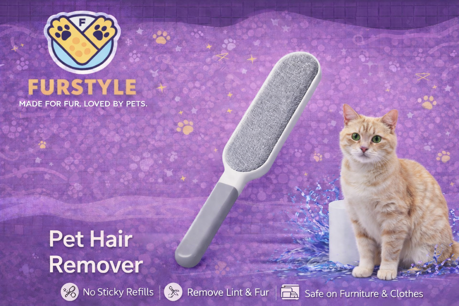 Pet combs and brushes set for dogs and cats, grooming tools for coat care and shedding control on display