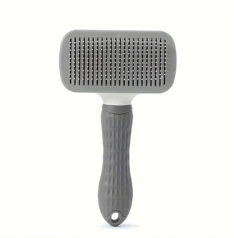 FurStyle pet grooming brush for dogs and cats with self-cleaning fur removal